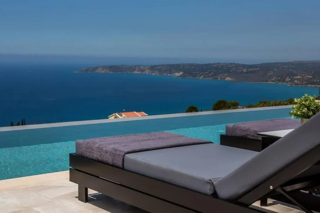 Panorama Blue Kefalonia - Luxury Villa In Lourdata Simotata