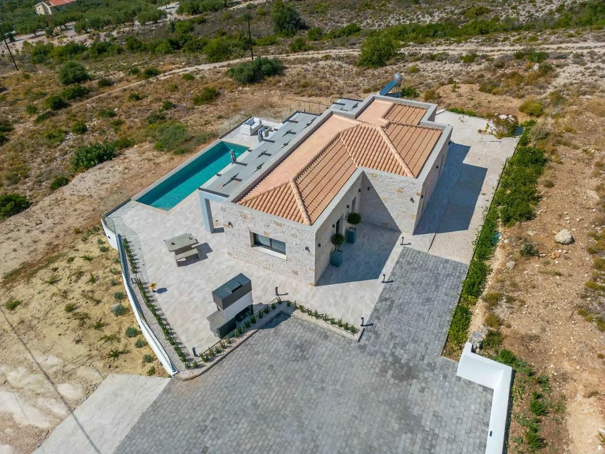Panorama Blue Kefalonia - Luxury Villa In Lourdata Simotáta