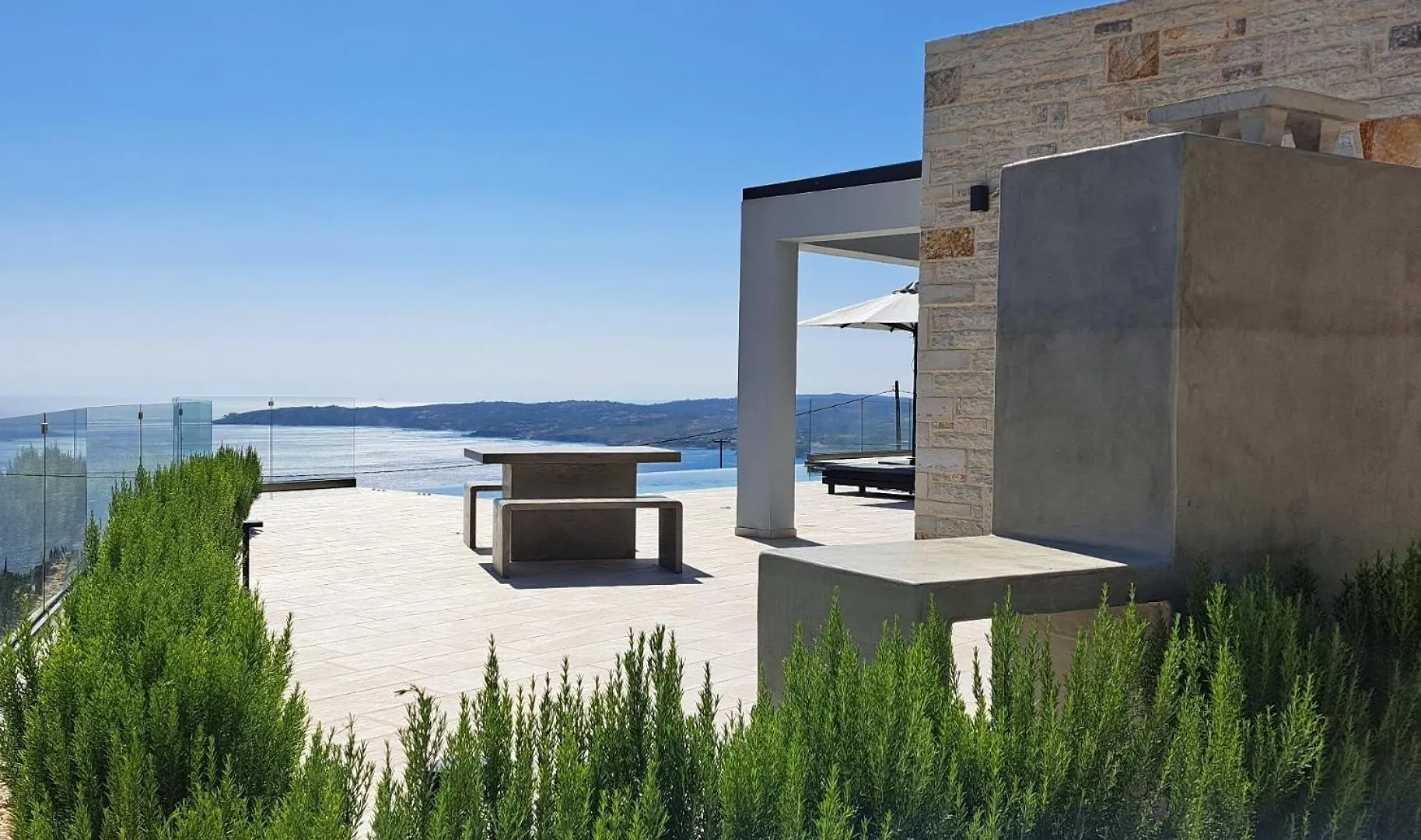 Panorama Blue Kefalonia - Luxury Villa In Lourdata Simotáta Grecia